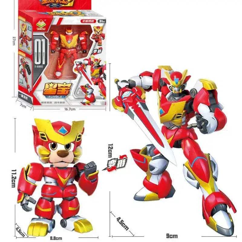 Anime Action Transformation Robot Toy For Kids Durable Gift - ToylandEU