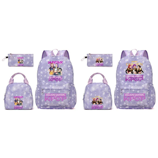Anime Backpack Set With Large Capacity Lunch Bag And Pouch - ToylandEU