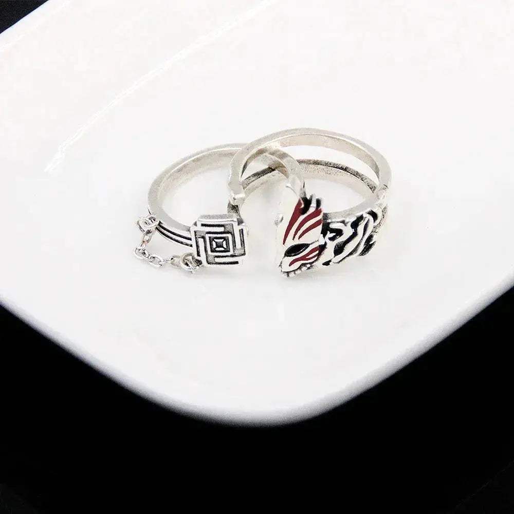 Anime Bleach Cosplay Ring Kurosaki Ichigo Metal Adjustable Unisex Rings Jewelry Accessories - ToylandEU