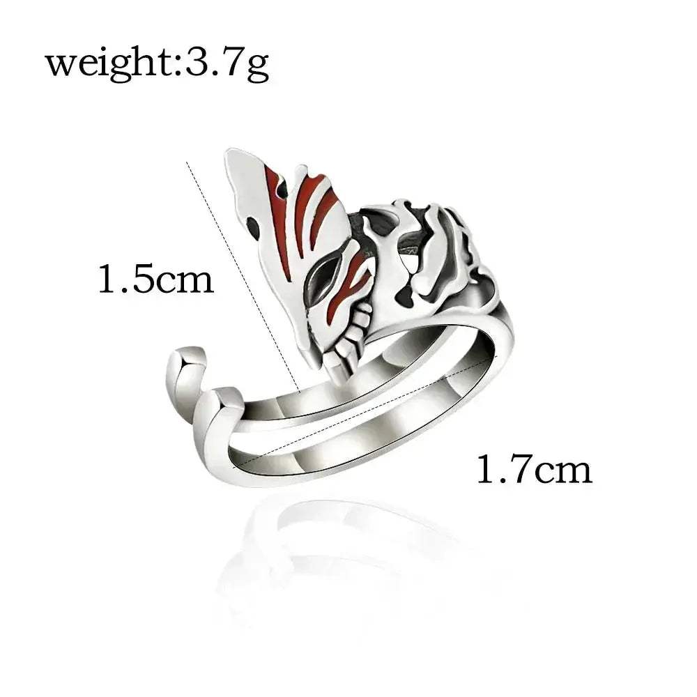 Anime Bleach Cosplay Ring Kurosaki Ichigo Metal Adjustable Unisex Rings Jewelry Accessories - ToylandEU