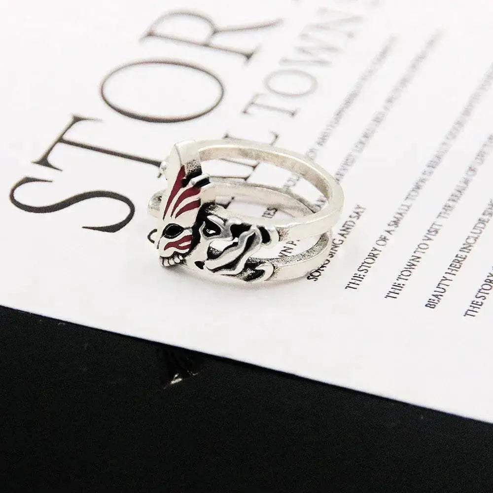 Anime Bleach Cosplay Ring Kurosaki Ichigo Metal Adjustable Unisex Rings Jewelry Accessories - ToylandEU