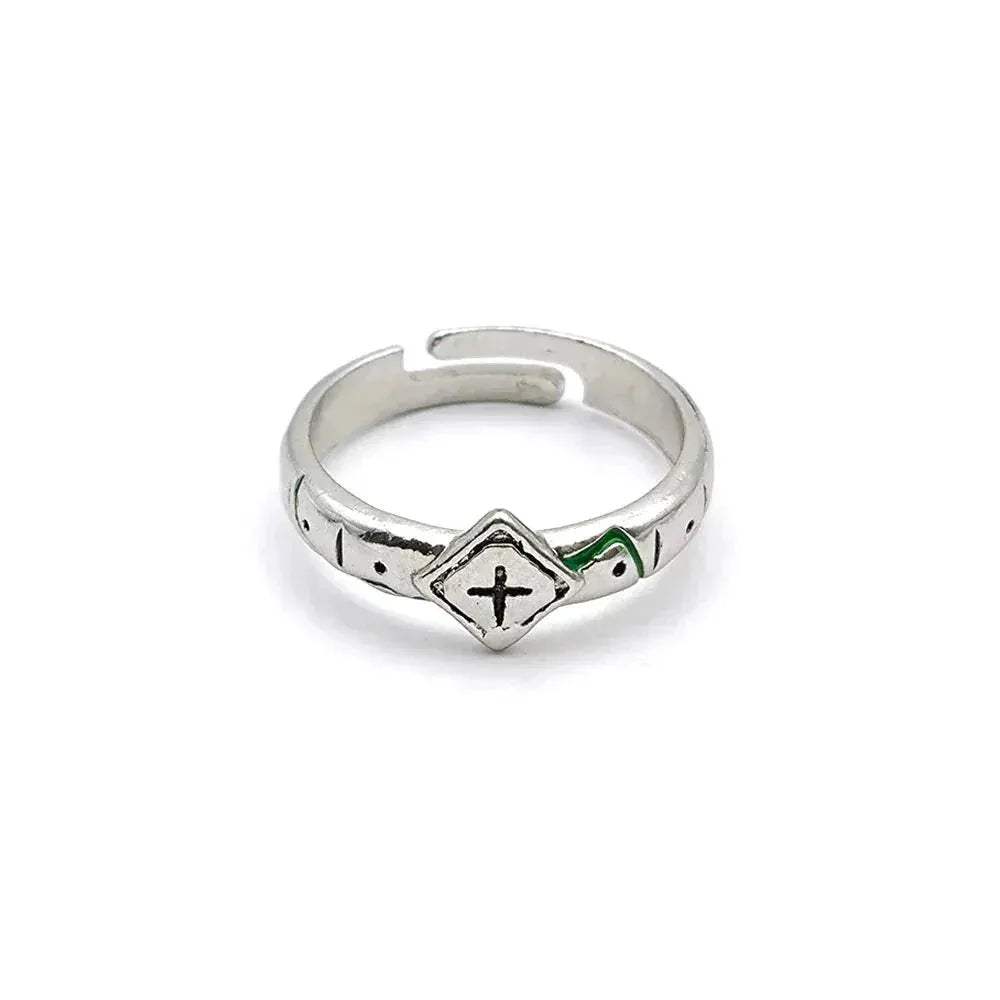 Anime Bleach Cosplay Ring Kurosaki Ichigo Metal Adjustable Unisex Rings Jewelry Accessories - ToylandEU