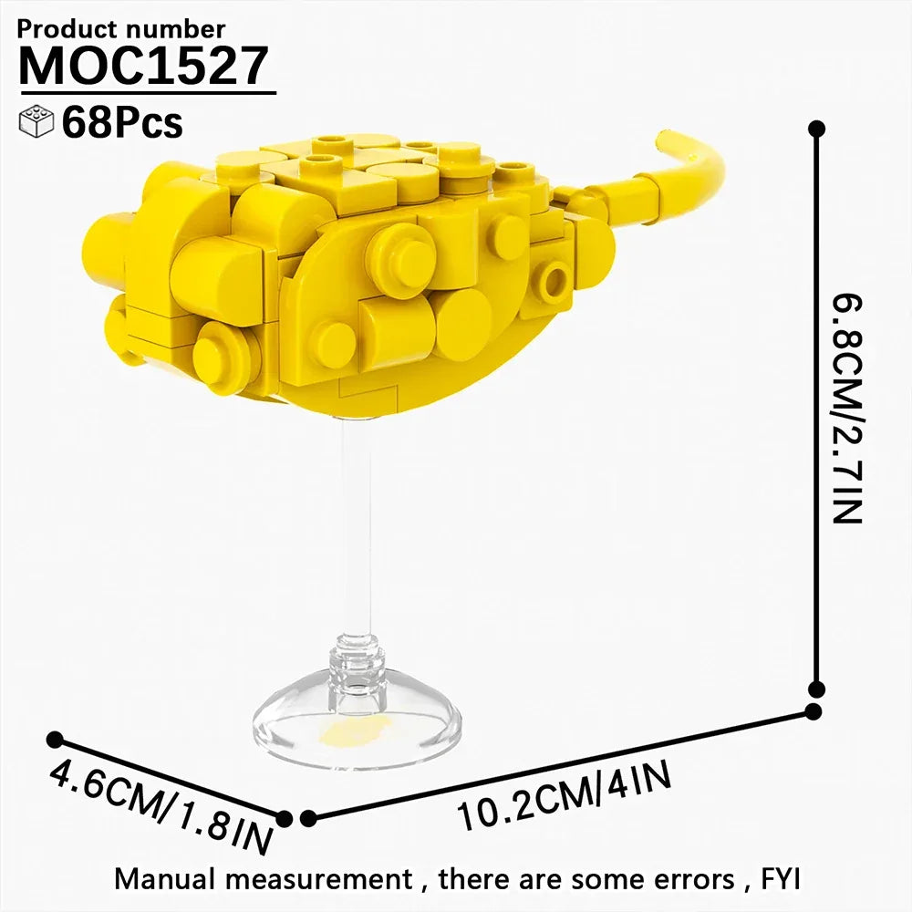 Anime BrickHeadz Dragon Diorama Building Blocks Kit Educational - ToylandEU