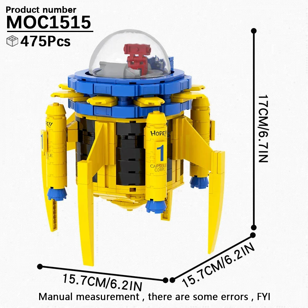 Anime BrickHeadz Dragon Diorama Building Blocks Kit Educational - ToylandEU