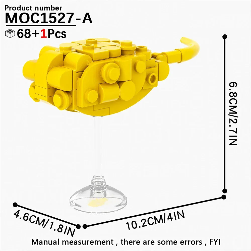 Anime BrickHeadz Dragon Diorama Building Blocks Kit Educational - ToylandEU