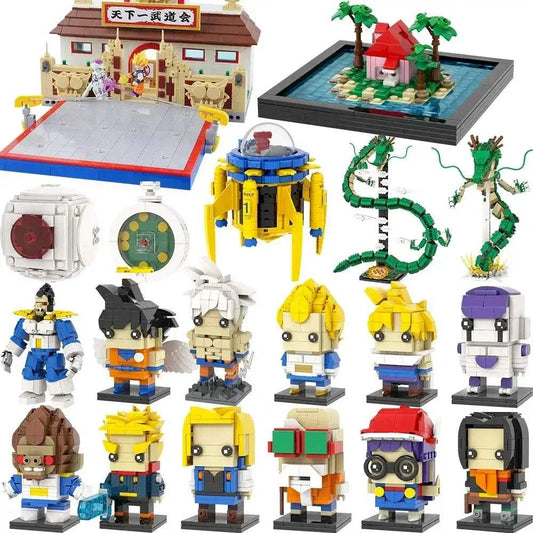  Anime BrickHeadz Dragon Diorama Montessori Blocks Kit -  ToylandEU™