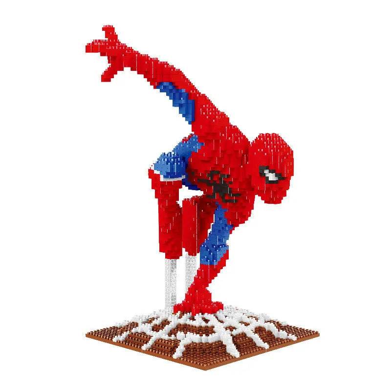 Anime Building Blocks Stitch Spider Iron Venom Style MOC Jigsaw Puzzle Game Gift - ToylandEU