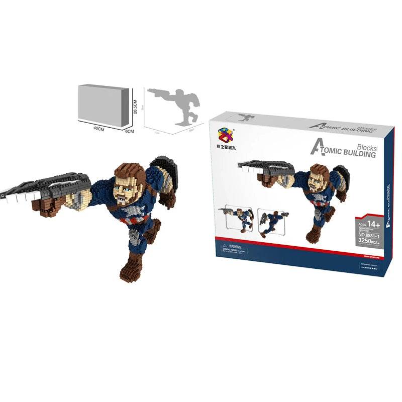 Anime Building Blocks Stitch Spider Iron Venom Style MOC Jigsaw Puzzle Game Gift - ToylandEU