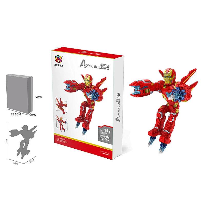 Anime Building Blocks Stitch Spider Iron Venom Style MOC Jigsaw Puzzle Game Gift - ToylandEU