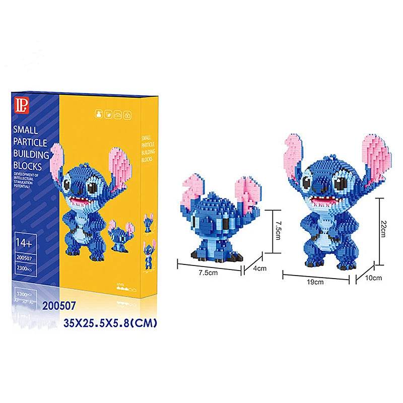 Anime Building Blocks Stitch Spider Iron Venom Style MOC Jigsaw Puzzle Game Gift - ToylandEU