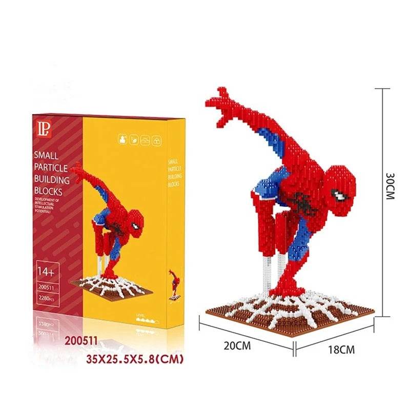 Anime Building Blocks Stitch Spider Iron Venom Style MOC Jigsaw Puzzle Game Gift - ToylandEU