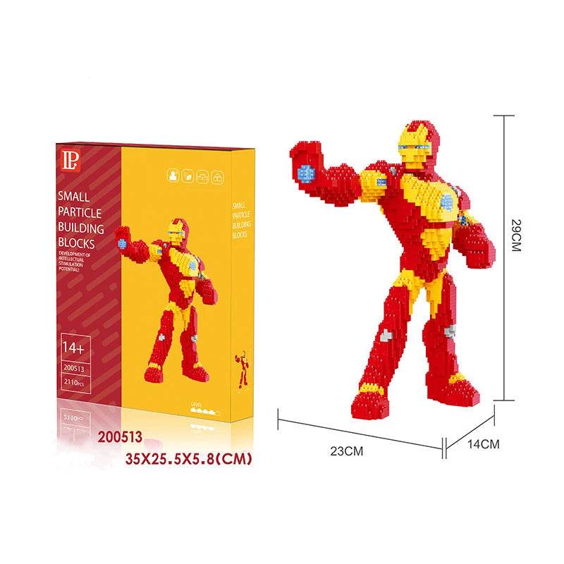 Anime Building Blocks Stitch Spider Iron Venom Style MOC Jigsaw Puzzle Game Gift - ToylandEU