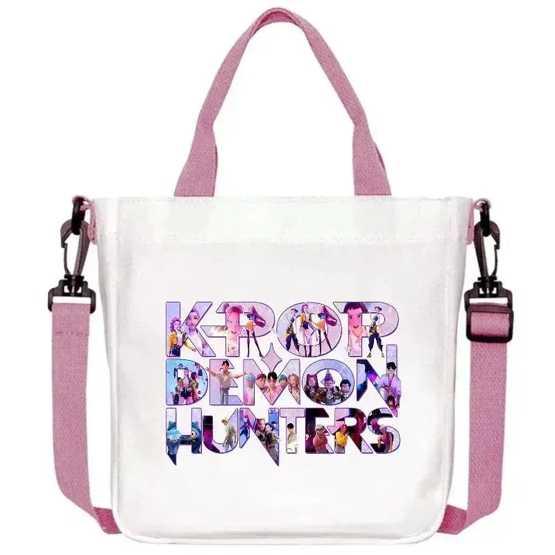 Anime Canvas Shoulder Bag Crossbody For Teens Unisex Convenience - ToylandEU