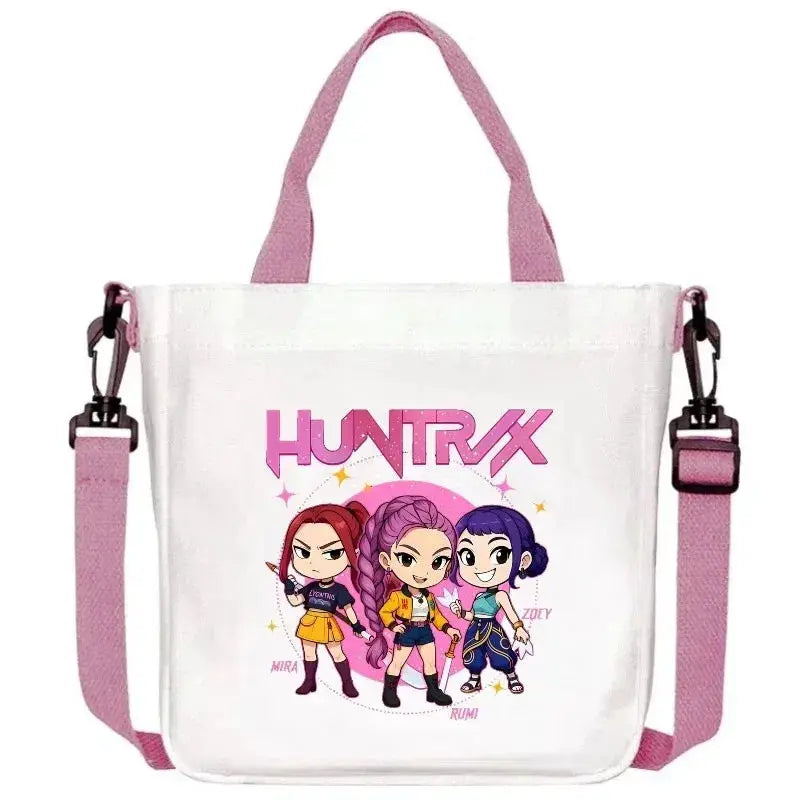 Anime Canvas Shoulder Bag Crossbody For Teens Unisex Convenience - ToylandEU