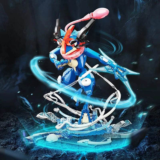 Anime Cartoon Ash's Greninja Building Blocks Toys - ToylandEU
