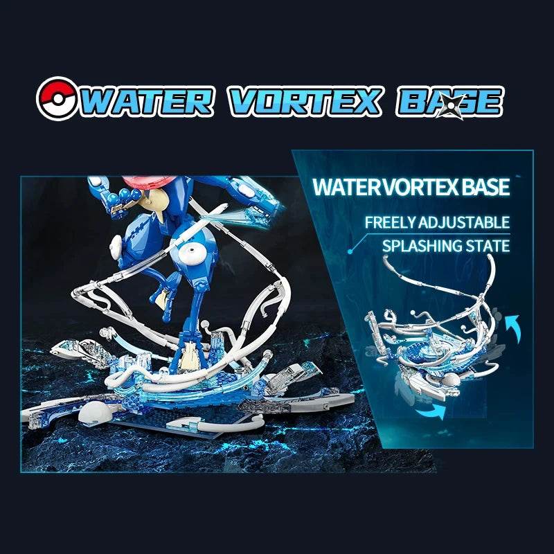 Anime Cartoon Ash's Greninja Building Blocks Toys - ToylandEU