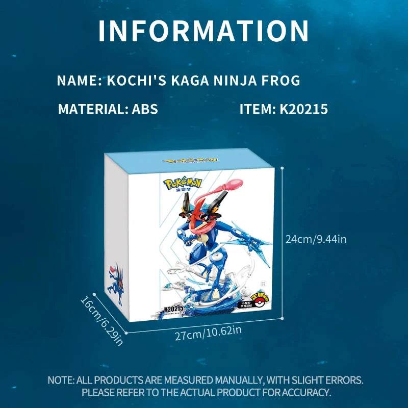 Anime Cartoon Ash's Greninja Building Blocks Toys - ToylandEU