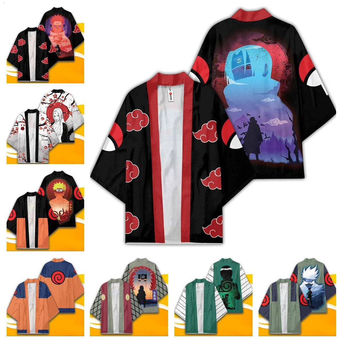 Anime Cosplay Haori | Uchiha Sasuke Print | Toylandeu™