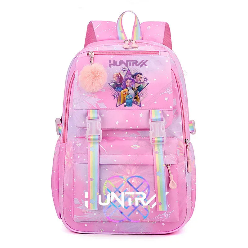 Anime Demon Hunters Backpack High Capacity With Cartoon Graphics - ToylandEU