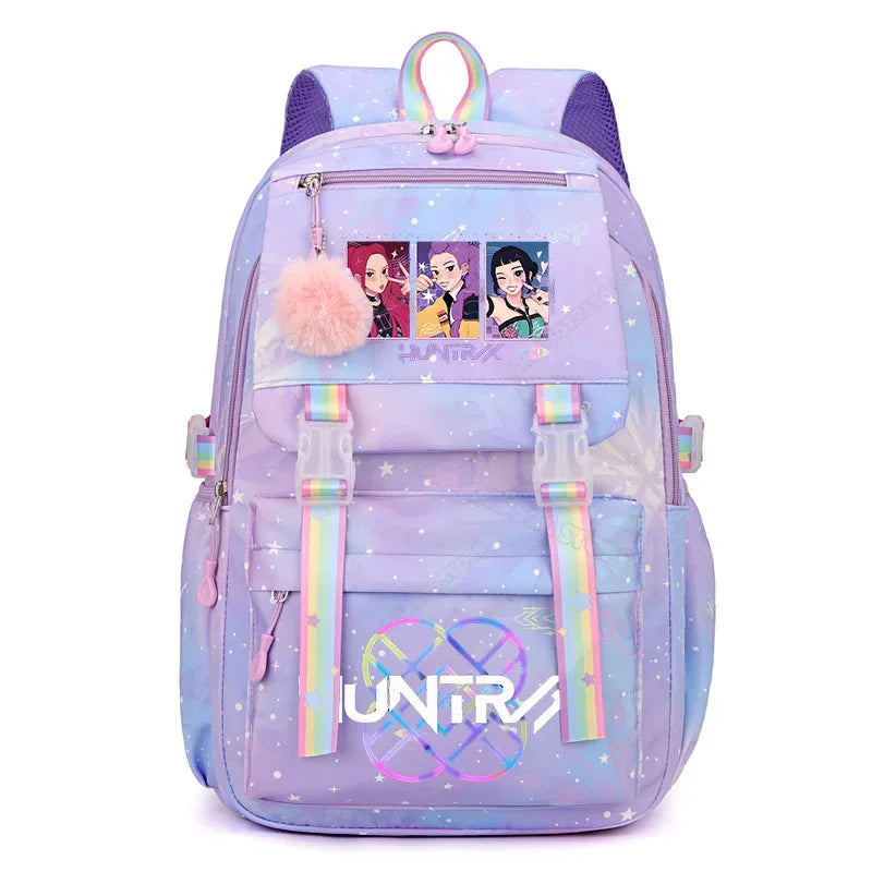 Anime Demon Hunters Backpack High Capacity With Cartoon Graphics - ToylandEU