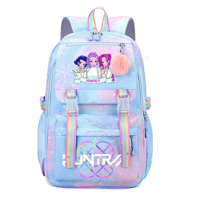Anime Demon Hunters Backpack High Capacity With Cartoon Graphics - ToylandEU