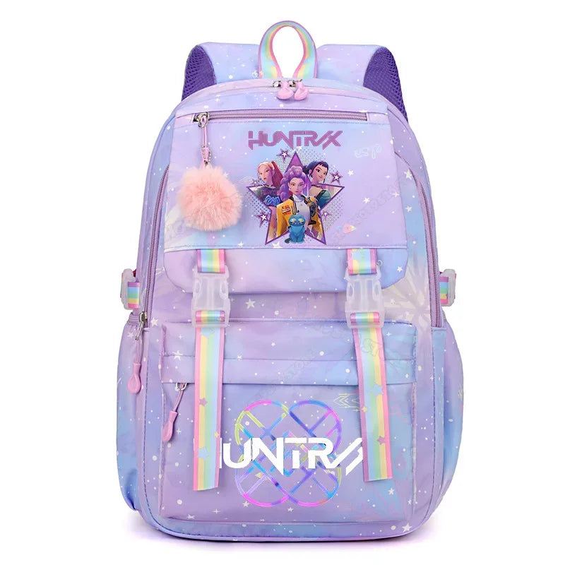Anime Demon Hunters Backpack High Capacity With Cartoon Graphics - ToylandEU