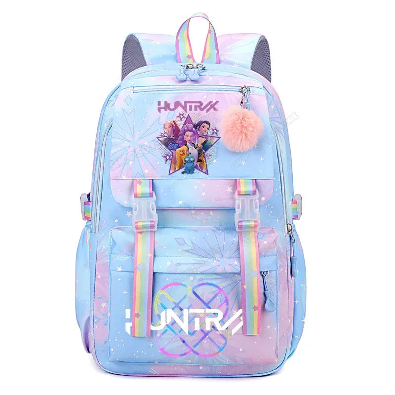 Anime Demon Hunters Backpack High Capacity With Cartoon Graphics - ToylandEU