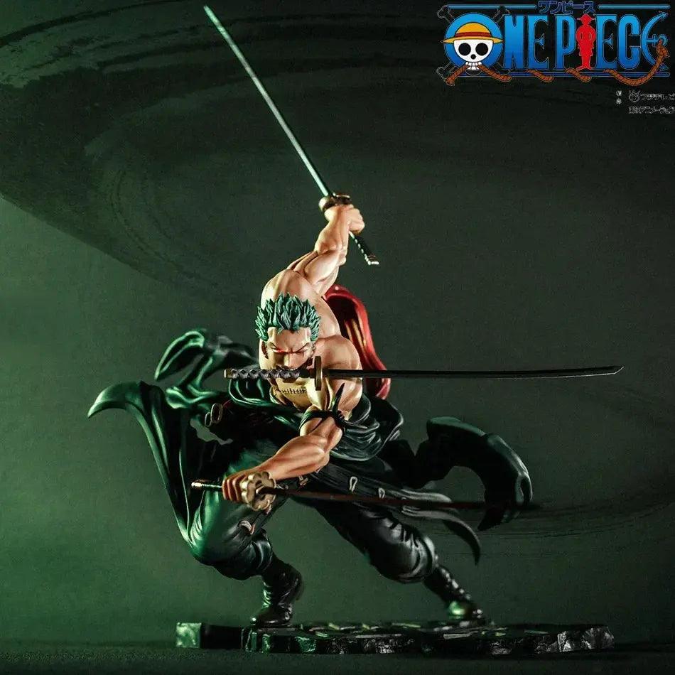  One Piece Zoro 10cm Anime Figure Three Blade Statue -  ToylandEU™