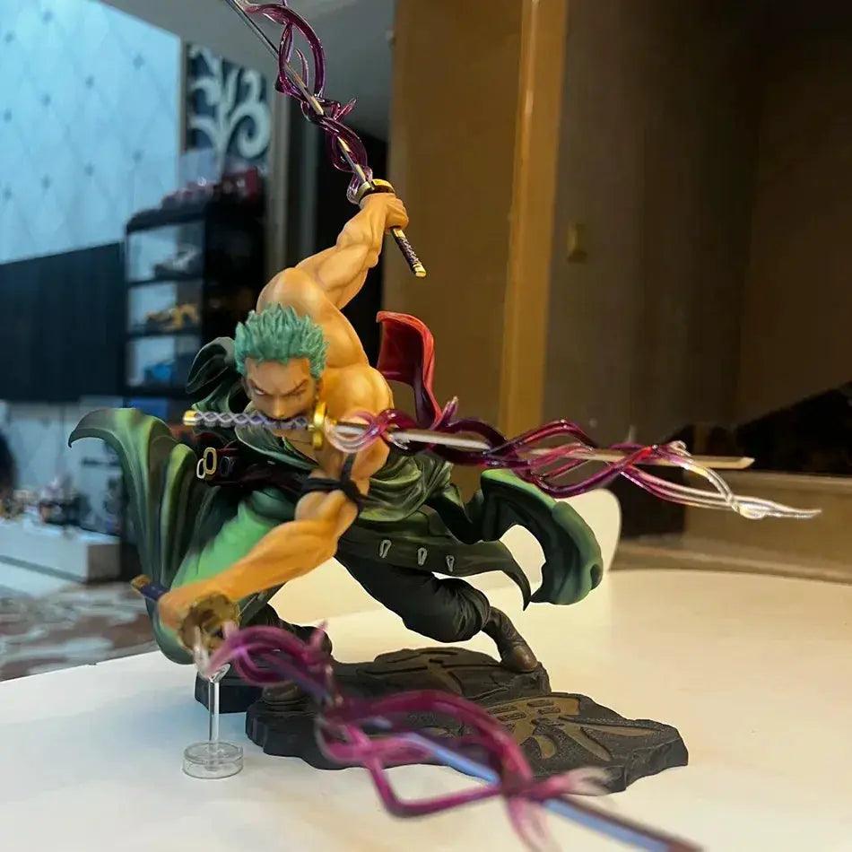  One Piece Zoro 10cm Anime Figure Three Blade Statue -  ToylandEU™