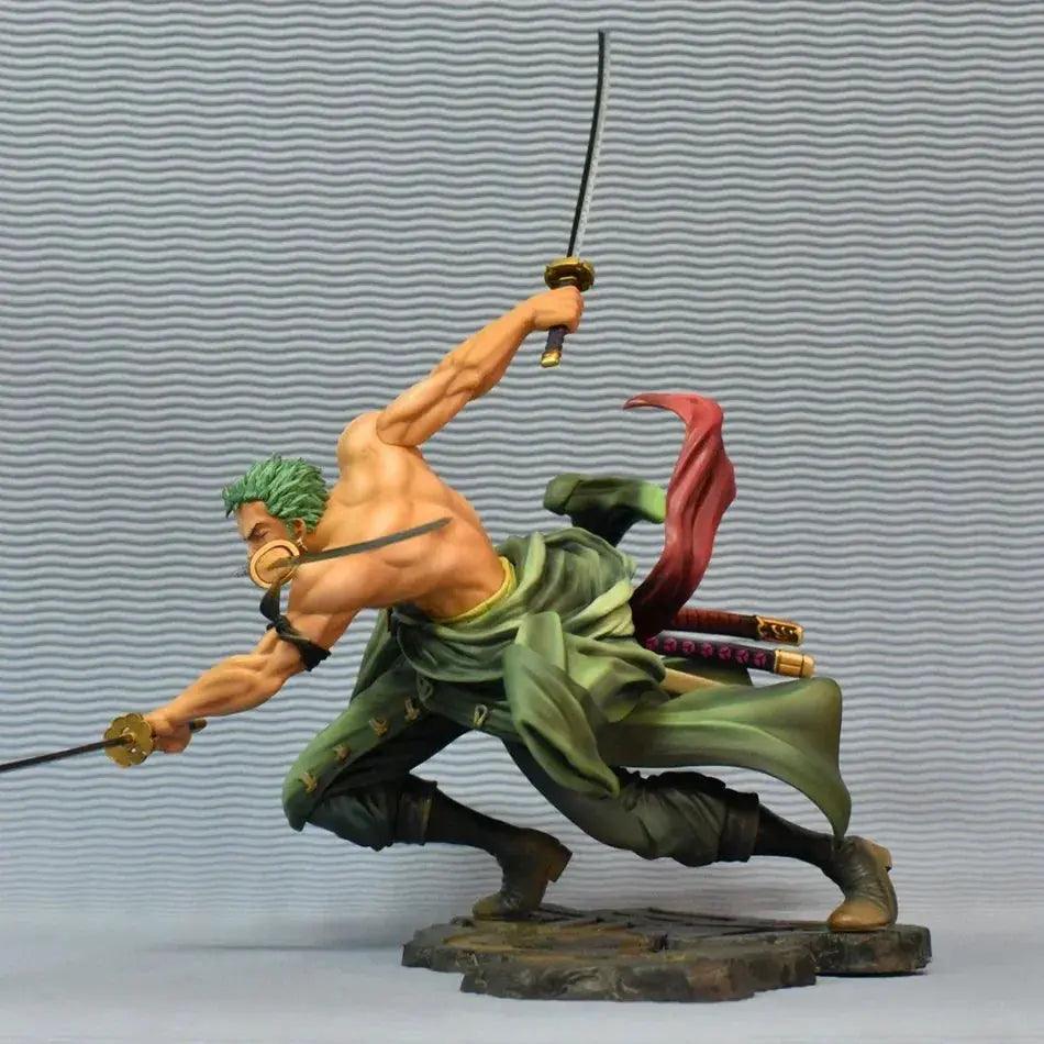  One Piece Zoro 10cm Anime Figure Three Blade Statue -  ToylandEU™