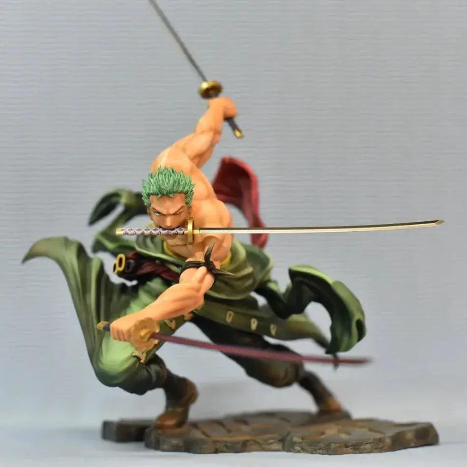  One Piece Zoro 10cm Anime Figure Three Blade Statue -  ToylandEU™