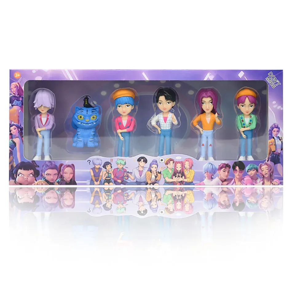 Anime Figure Collectible Desk Decor Inspired By Demon Hunters - ToylandEU