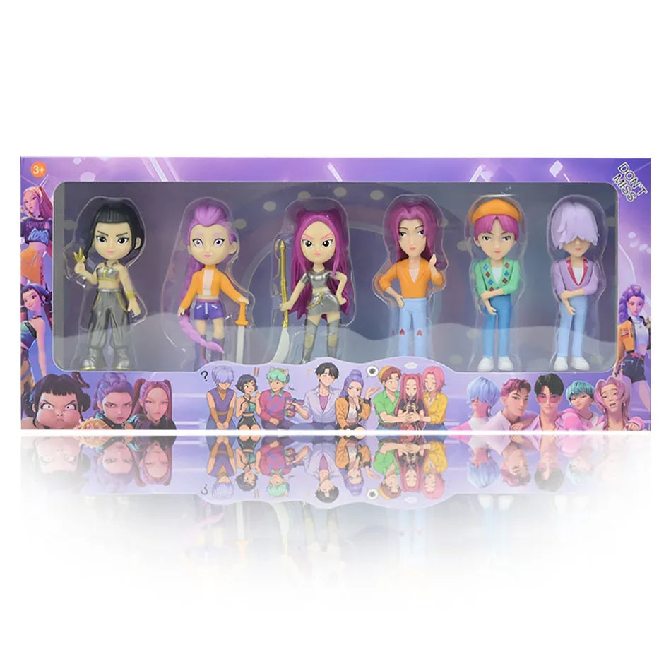 Anime Figure Collectible Desk Decor Inspired By Demon Hunters - ToylandEU