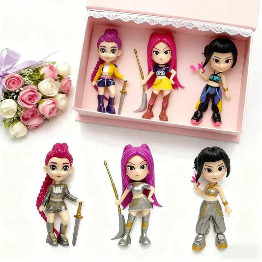  Anime Figure Demon Hunters Kawaii Boxed Collectible Gift -  ToylandEU™