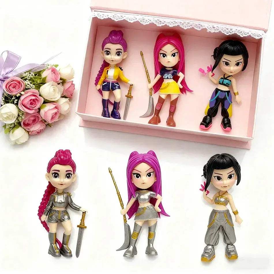 Anime Figure Demon Hunters Kawaii Boxed Collectible Gift - ToylandEU