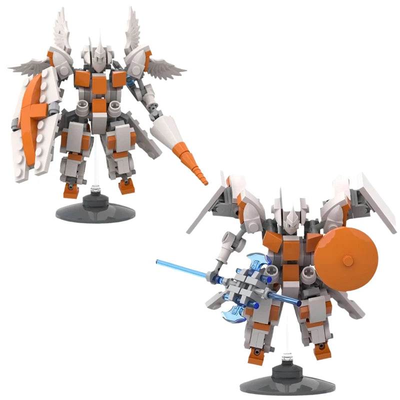 Anime Figure Mecha Warrior Building Blocks Mini Robot Model - ToylandEU
