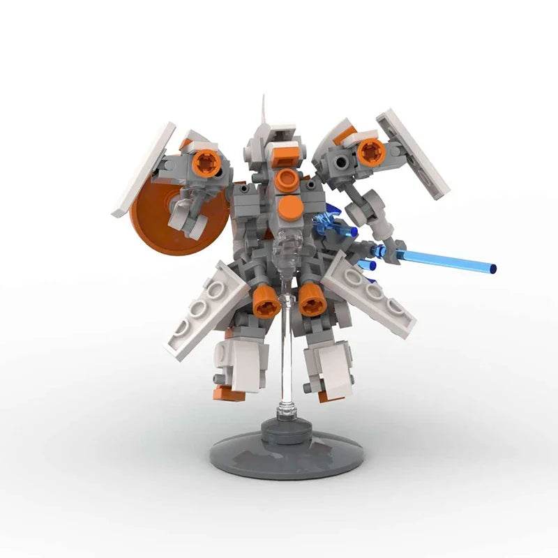 Anime Figure Mecha Warrior Building Blocks Mini Robot Model - ToylandEU