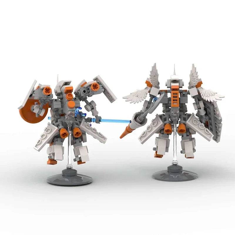 Anime Figure Mecha Warrior Building Blocks Mini Robot Model - ToylandEU