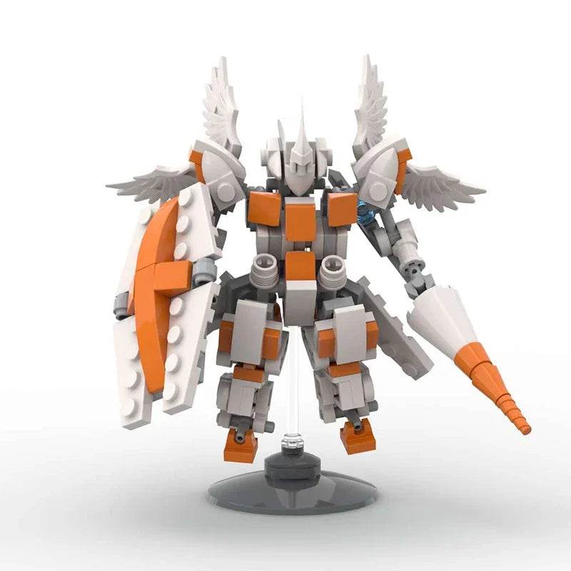 Anime Figure Mecha Warrior Building Blocks Mini Robot Model - ToylandEU