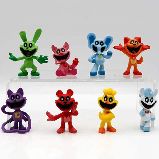 Anime Figures Set 8pcs Cute Kawaii Mini Desk Decor Set - ToylandEU