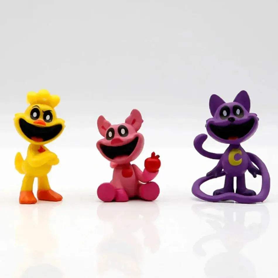 Anime Figures Set 8pcs Cute Kawaii Mini Desk Decor Set - ToylandEU
