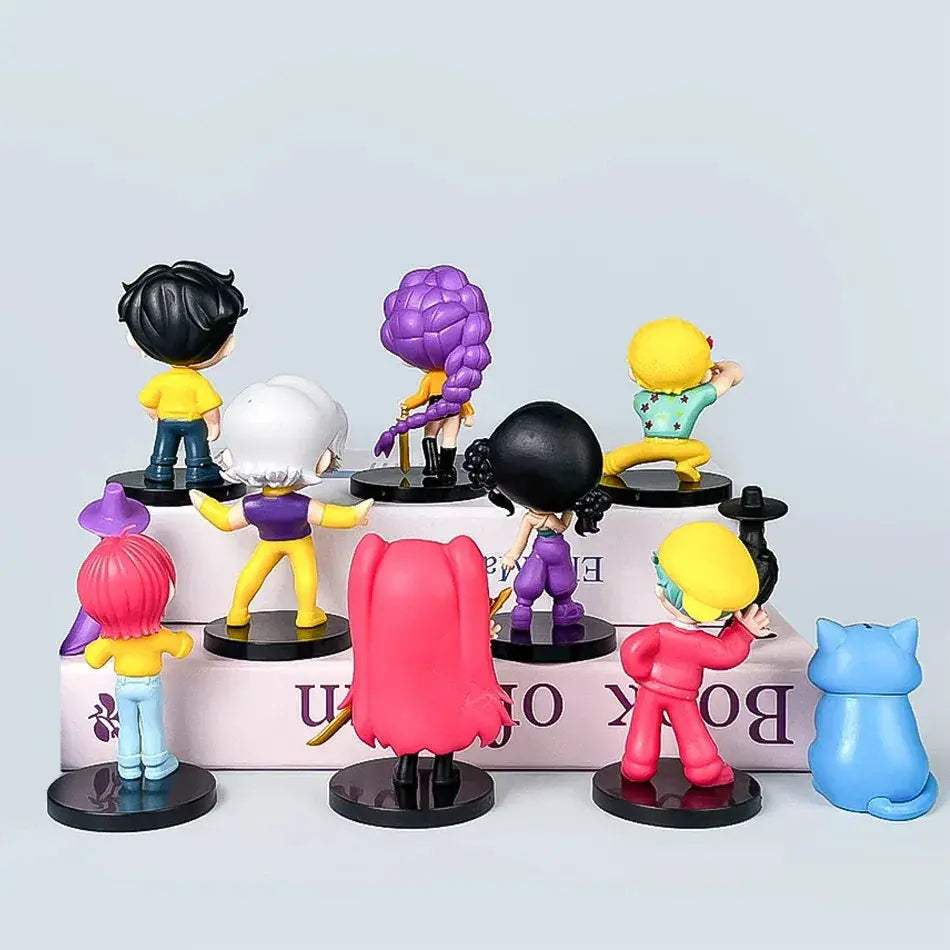 Anime Figures Set Featuring Q Version Highly Detailed Collectibles - ToylandEU