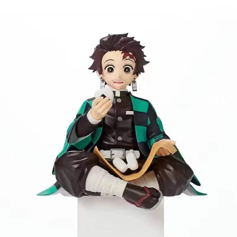 Anime Figurine Desk Decor PC Case Ornament Tanjiro Nezuko Zenitsu - ToylandEU