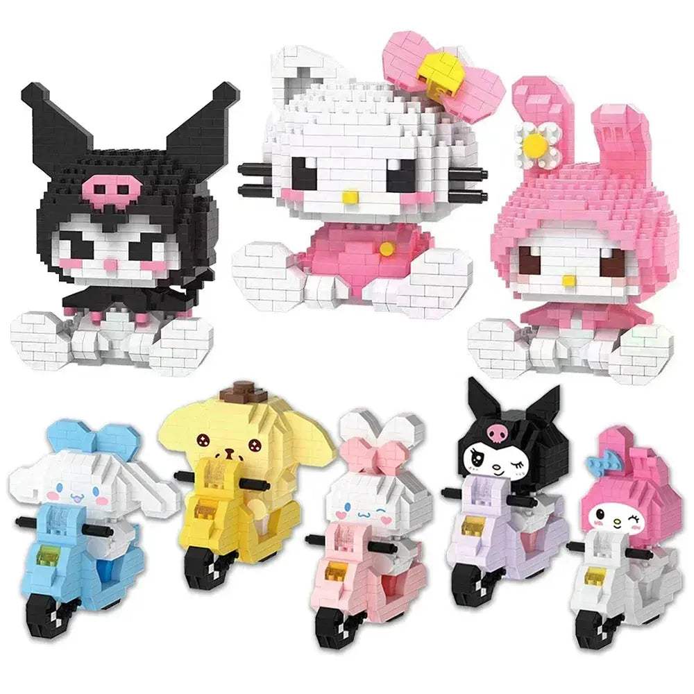 Anime Hello Kitty Building Block Model – Fun Assembled Toys for Kids - ToylandEU