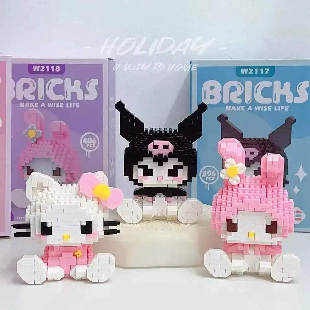 Anime Hello Kitty Building Block Model – Fun Assembled Toys for Kids - ToylandEU