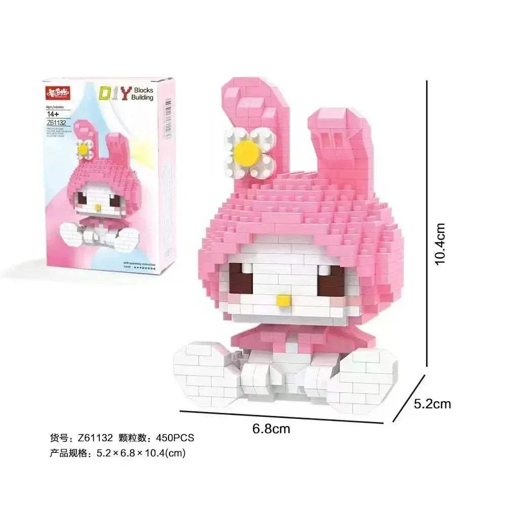 Anime Hello Kitty Building Block Model – Fun Assembled Toys for Kids - ToylandEU