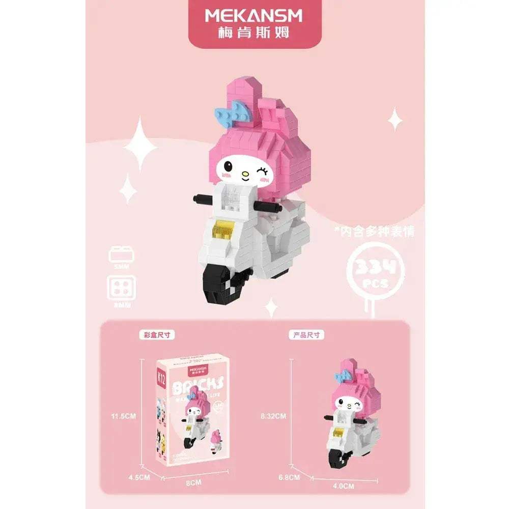 Anime Hello Kitty Building Block Model – Fun Assembled Toys for Kids - ToylandEU