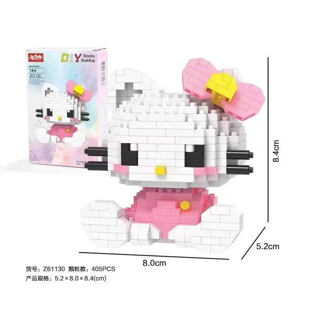 Anime Hello Kitty Building Block Model – Fun Assembled Toys for Kids - ToylandEU