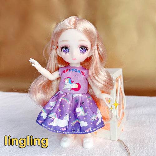 Anime-Inspired 16cm Doll with Movable Joints & Stylish Shoes - ToylandEU