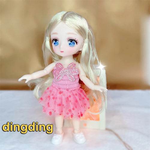 Anime-Inspired 16cm Doll with Movable Joints & Stylish Shoes - ToylandEU
